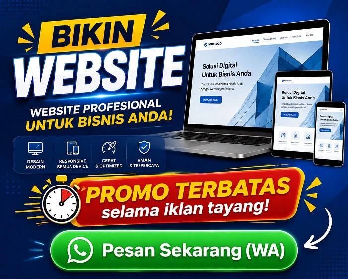 cta iklan bikin website